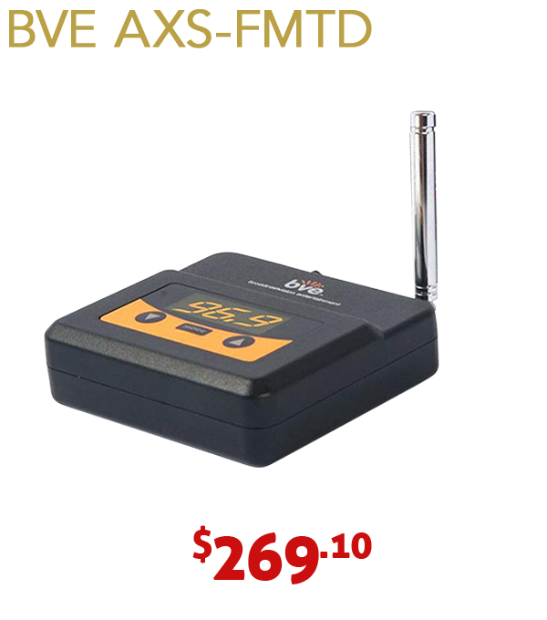 Broadcastvision Entertainment FM transmitter with analog and digital inputs