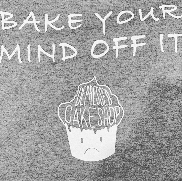 bake your mind off it with a cupcake