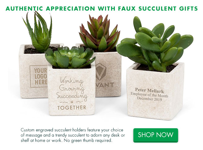 Authentic Appreciation with Faux Succulents