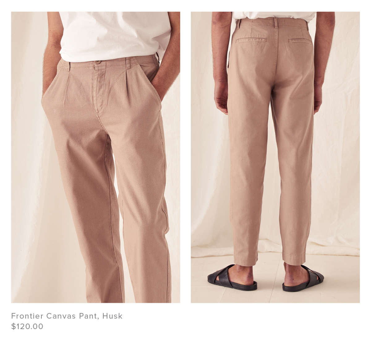 Frontier Canvas Pant Husk | Assembly Label