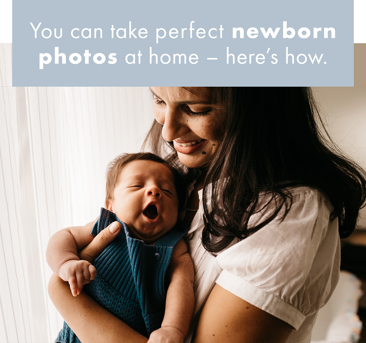 You can take perfect newborn photos at home - here's how. 