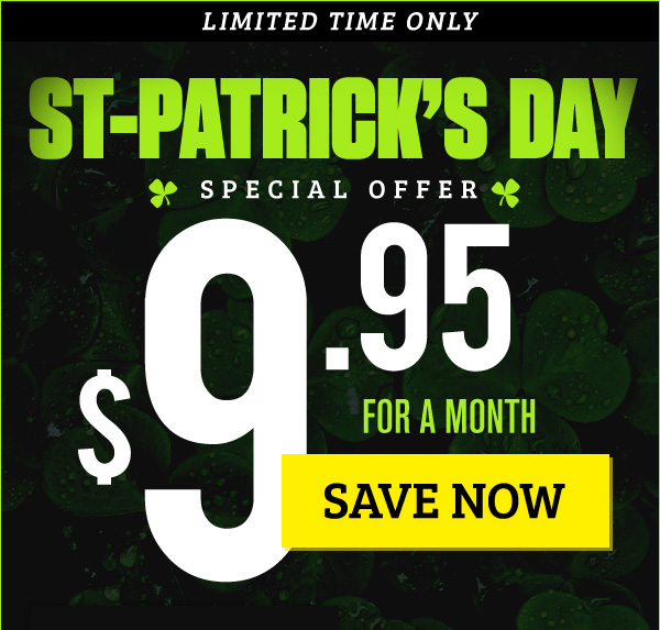 For St-Patrick''s Day, get our special offer for any one of these sites: