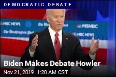 Biden Makes Debate Howler