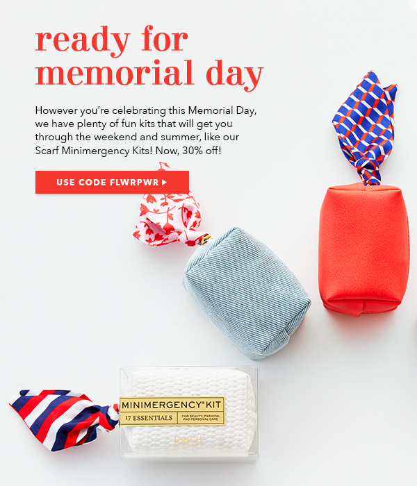 Ready for Memorial Day with 30% Off with Code FLWRPWR