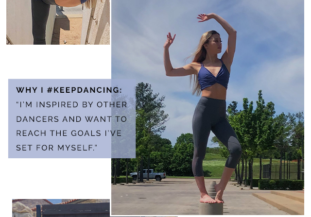Why I #KeepDancing: I am inspired by other dancers and want to reach the goals I have set for myself.