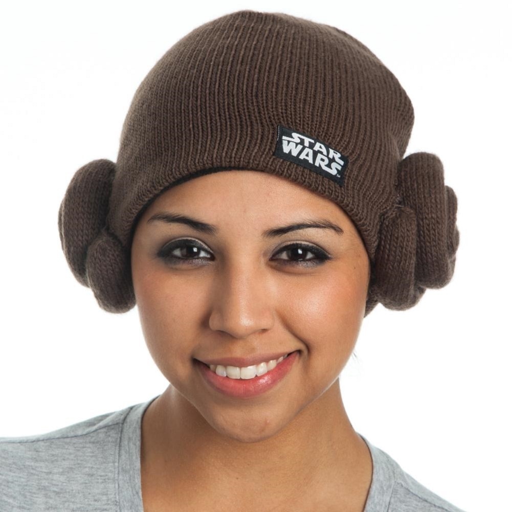 Image of Star Wars Princess Leia Bun Knit Hat