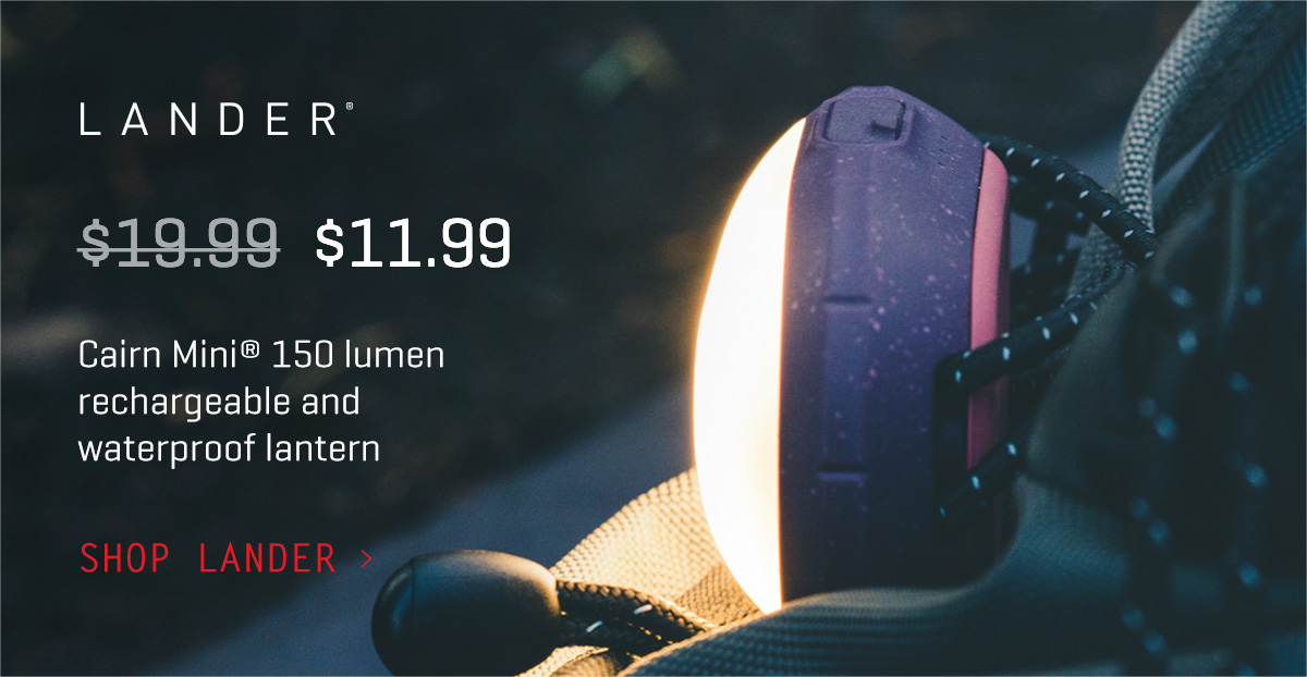 Cairn Mini 150 Lumen rechargeable and water