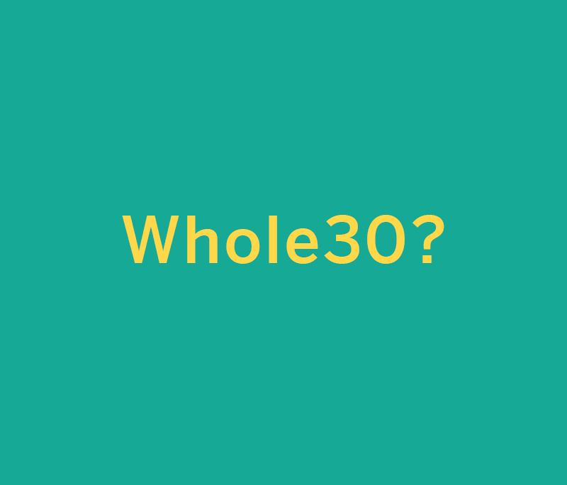 Whole30, Keto, Paleo, Raw, Vegan