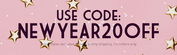 Extra 20% Off + Free Shipping!