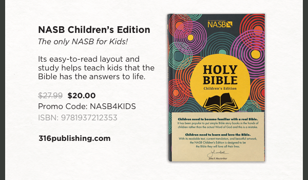 NASB Children's Edition - $20