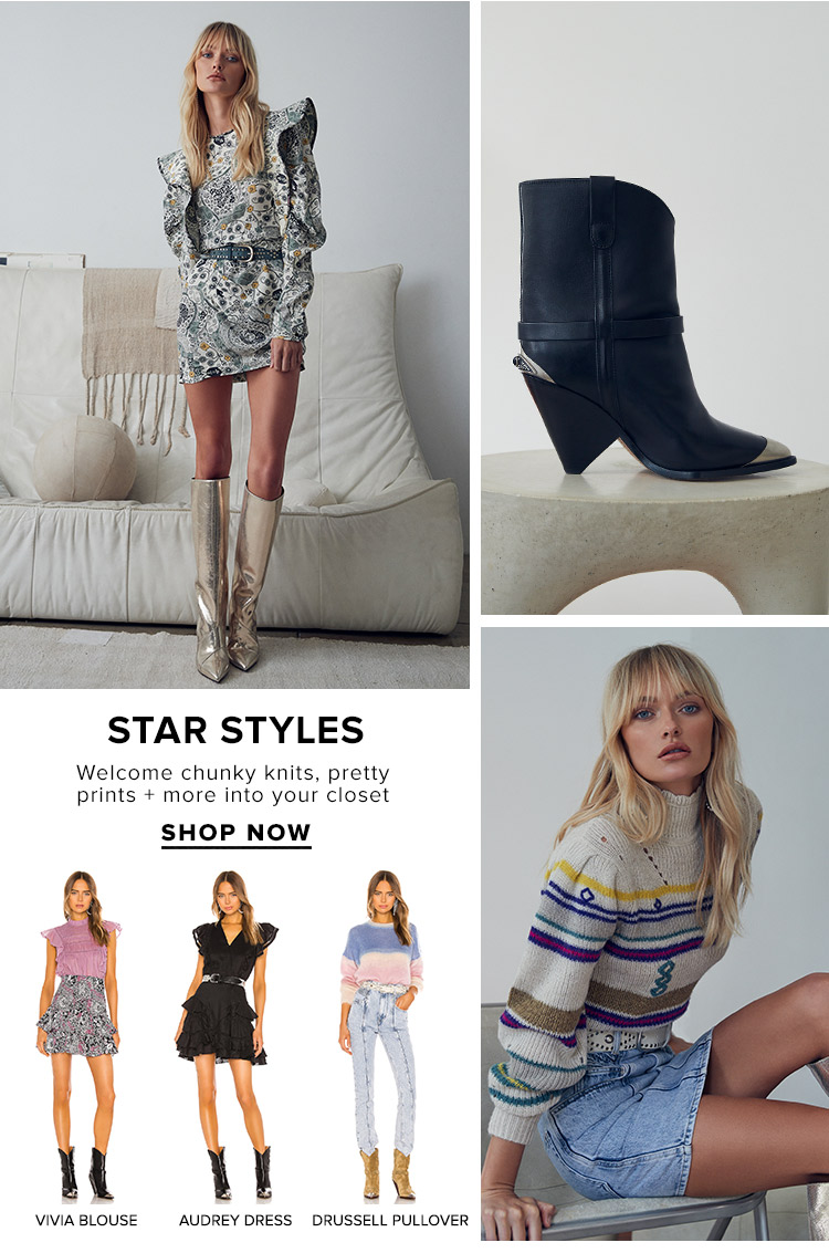 Star STyles. Welcome chunky knits, pretty prints + more into your closet. Shop now.