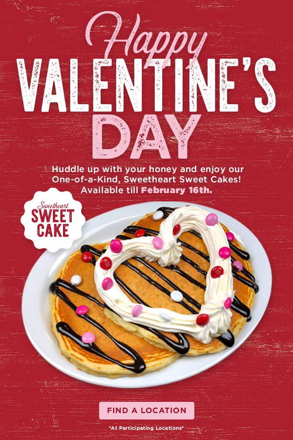 Try our Sweetheart Sweet Cake, available until February 16th