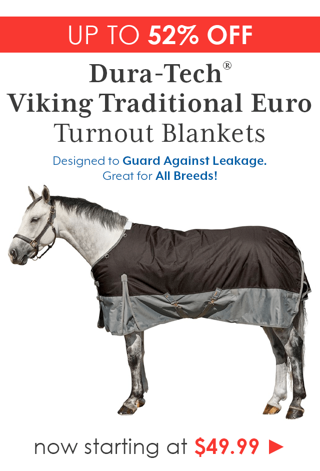 Dura-Tech Viking Traditional Euro Turnout Blankets now starting at $49.99