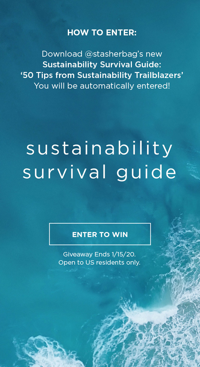 Download the Sustainability Survival Guide to be entered to win