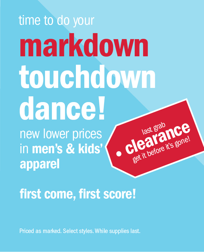 time to do your markdown touchdown dance!