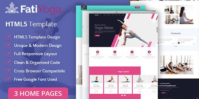 Fatiyoga - Yoga HTML Template