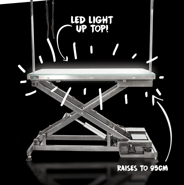 LED Light Up Top, Raises to 95cm