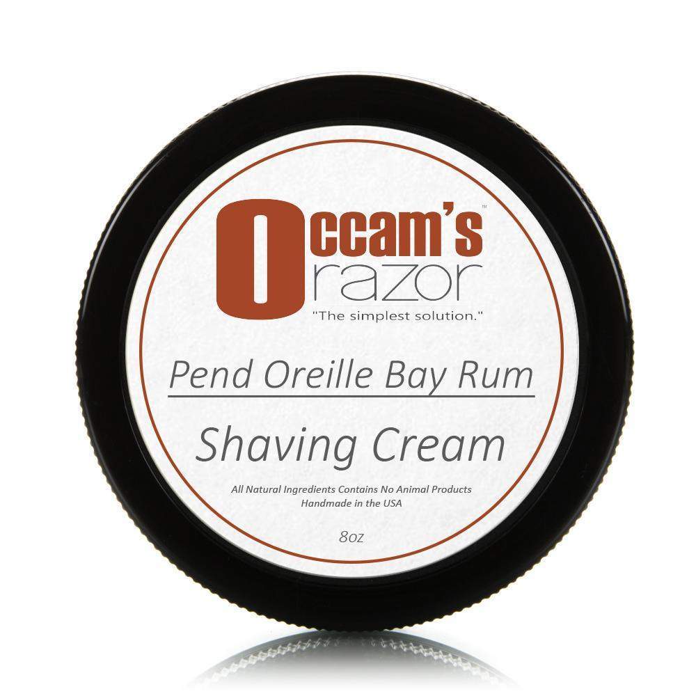 Image of 50% OFF - Pend Oreille Bay Rum - 8 oz Occam's Razor Shave Cream