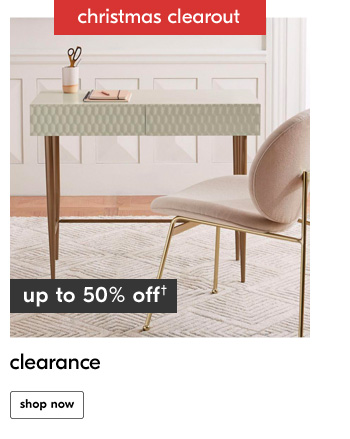 Clearance. shop now