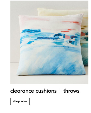 cushions + throws