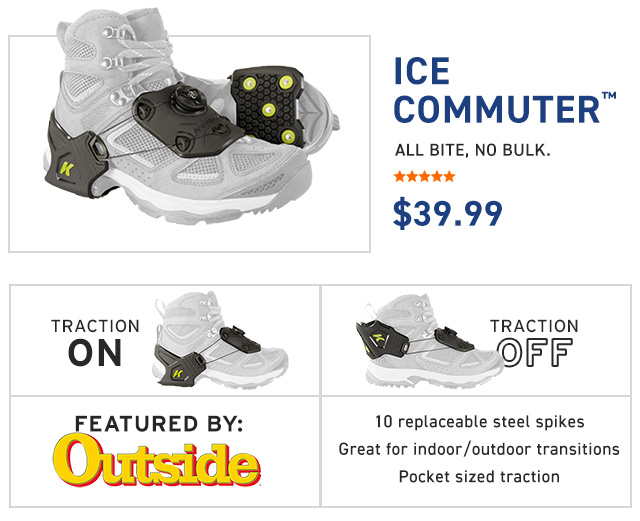 Featured in an Outside mag buyers guide, Shop Korkers Ice Commuter - Shop Now