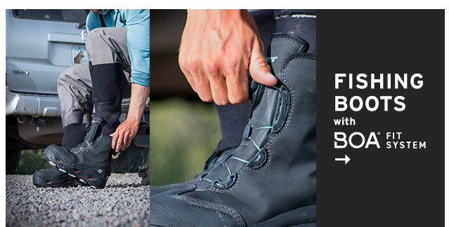 Shop Korkers fishing boots featuring BOA Technology- Shop Now