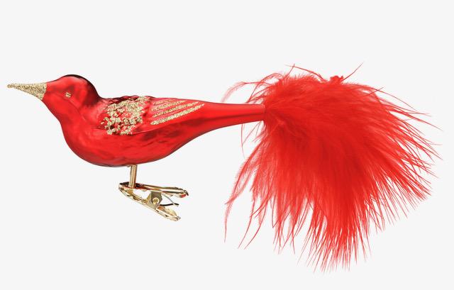 Image of Red Beauty Bird Ornament