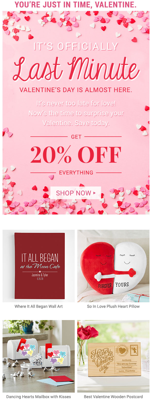 It???s Officially Last Minute! Save 20% on Everything