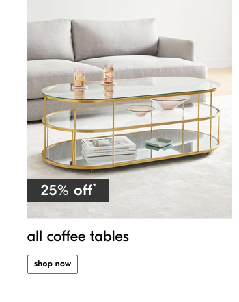 coffee + side tables. shop now