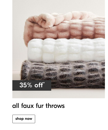 all faux fur throws