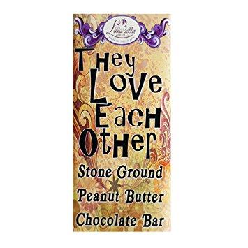 Image of Lillie Belle "They Love Each Other" Stone Ground Peanut Butter Dark Chocolate