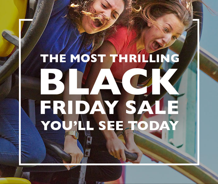 THE MOST THRILLING BLACK FRIDAY SALE YOU'LL SEE TODAY
