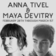 Anna Tivel and Maya DeVitry at Jitters
