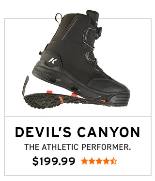 Shop Korkers Bestselling Devils Canyon Fishing Boot - Guaranteed by Christmas - Shop Now