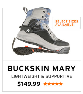 Shop Korkers Bestselling Buckskin Mary Fishing Boot - Guaranteed by Christmas - Shop Now
