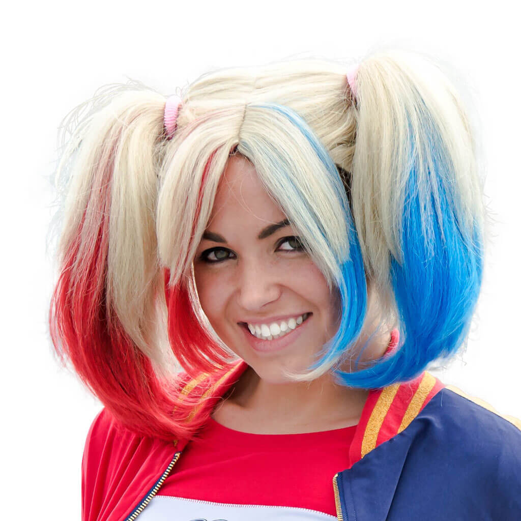 Image of Harley Quinn Cosplay Costume Wig