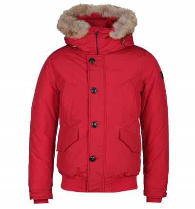 Woolrich Red Polar Down Padded Jacket