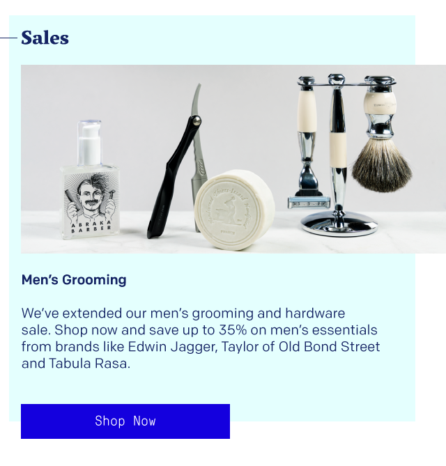 Shop Men's Grooming Sale