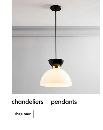 chandeliers + pendants