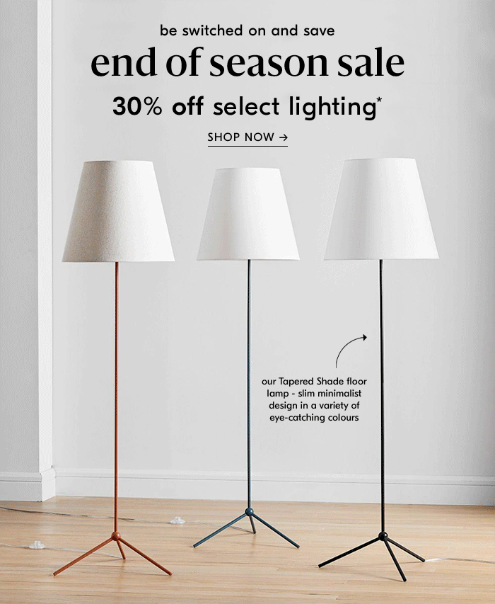 end of season sale. shop now