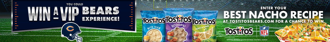 Tostitos - You could win a VIP Bears experience