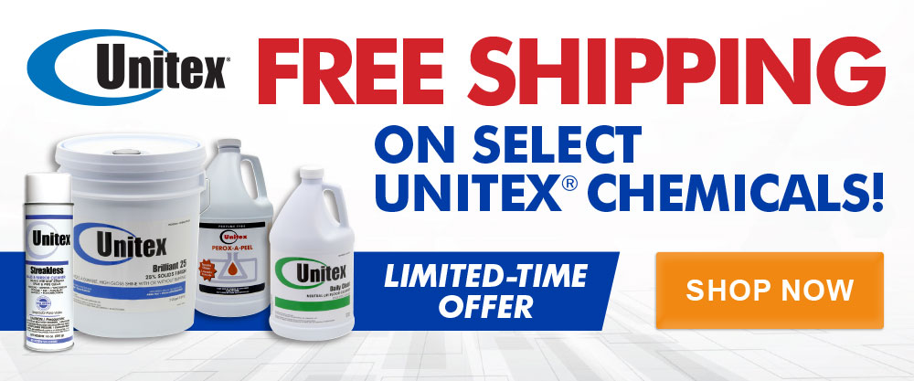 Unitex FREE SHIPPING on select Unitex Chemicals