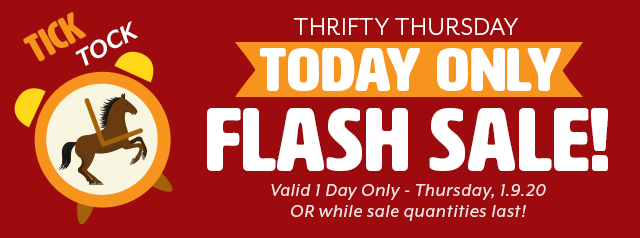 Flash Sale Alert! Today only deal, get it while it's here.
