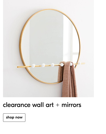 clearance wall art + mirrors