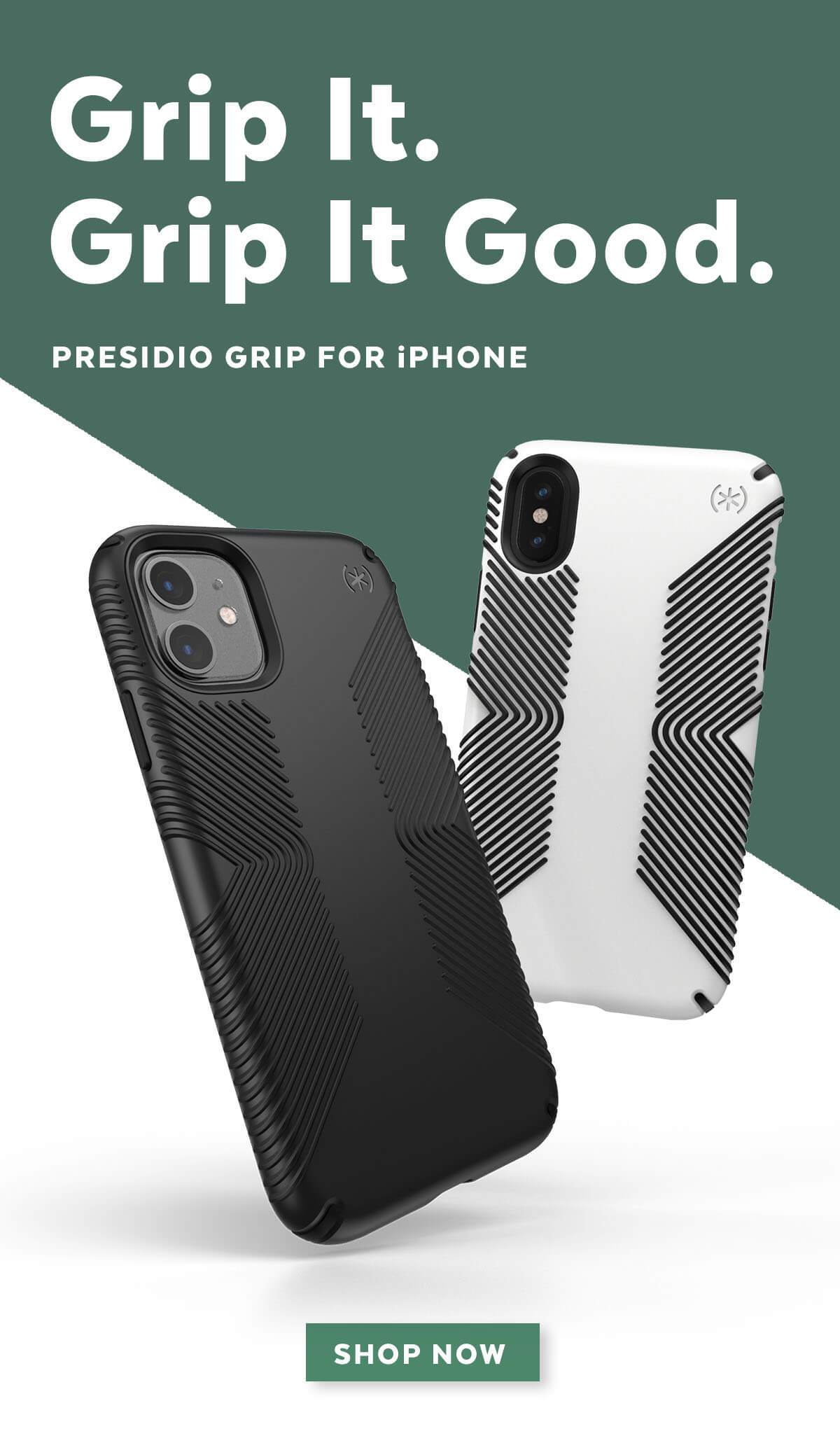 Grip it.Grip it good. Presidio grip for iPhone. Shop now.