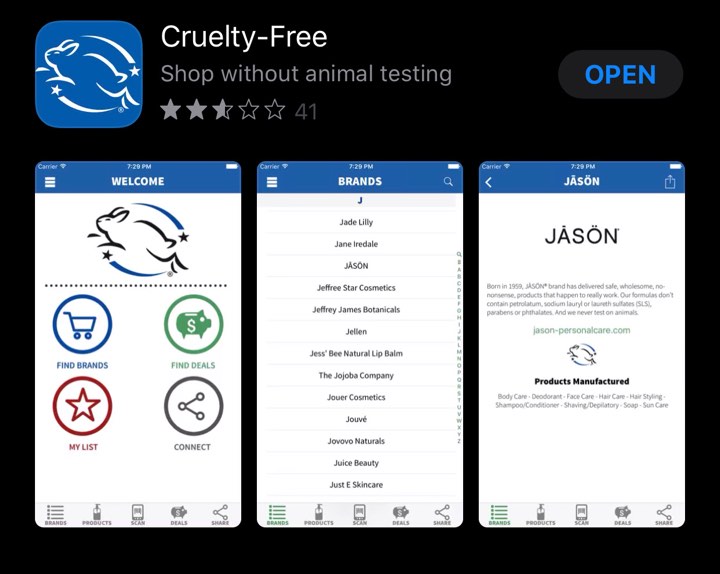 Leaping Bunny Cruelty-Free App