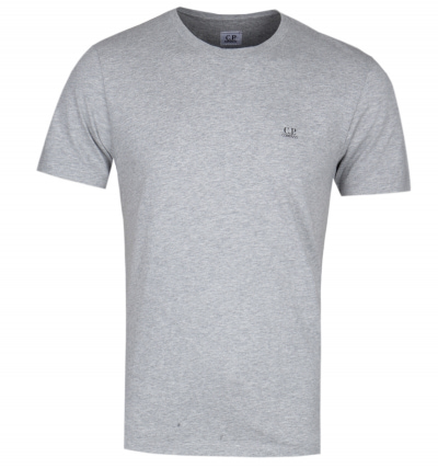 CP Company Goggle Graphic Print Grey Marl T-Shirt