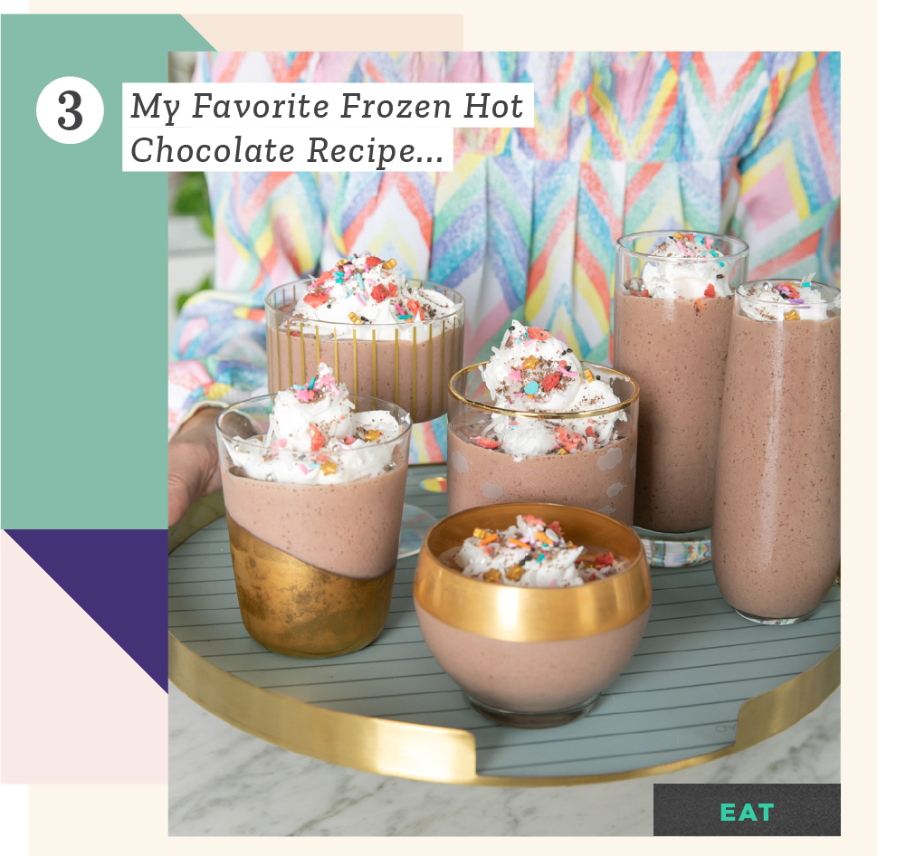My Favorite Frozen Hot Chocolate Recipe...