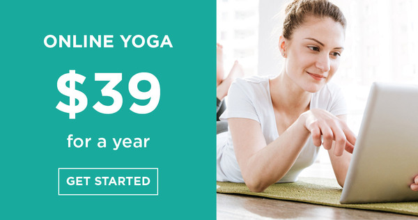 Online yoga $39 for a year!