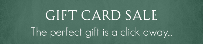 Gift Card Sale Header